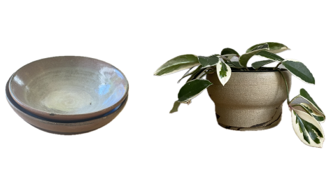 Image that shows a collection of my pottery works