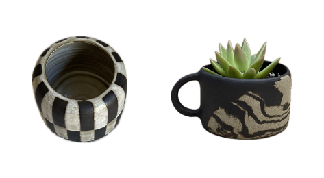 Image that shows a collection of my pottery works